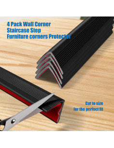 Protectores de Esquinas Autoadhesivos POPAKAN 4 Pack 60x4x0.3cm 2