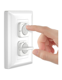 45 Cubiertas de Enchufe a Prueba de Bebés Gris - Seguridad Infantil