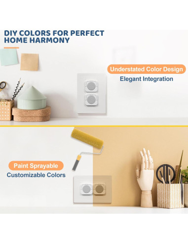 45 Cubiertas de Enchufe a Prueba de Bebés Gris - Seguridad Infantil