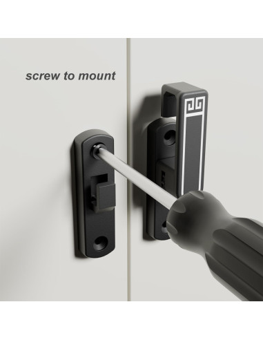 Cerradura de Pestillo Ajustable ETEKJOY para Puertas 90/180