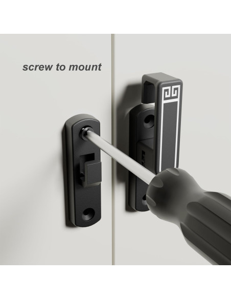 Cerradura de Pestillo Ajustable ETEKJOY para Puertas 90/180