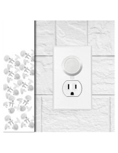 60 Tapas de Seguridad para Enchufes Infantiles Driddle - Blanco