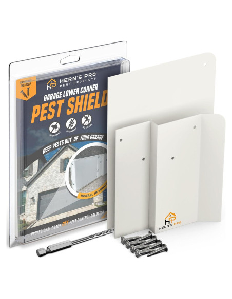 Escudo de Plagas Hern's Pro para Garaje - Barrera Aluminio 20x15 cm