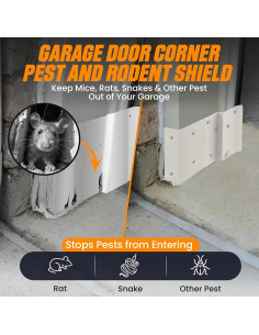 Escudo de Plagas Hern's Pro para Garaje - Barrera Aluminio 20x15 cm 2