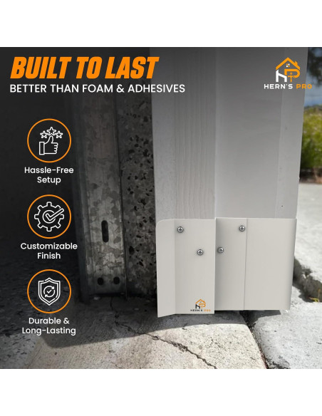 Escudo de Plagas Hern's Pro para Garaje - Barrera Aluminio 20x15 cm