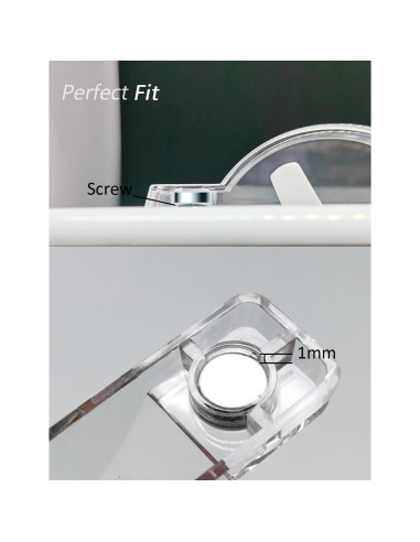 Cubierta de Interruptor Magnético ILIVABLE Transparente - Paquete de 2
