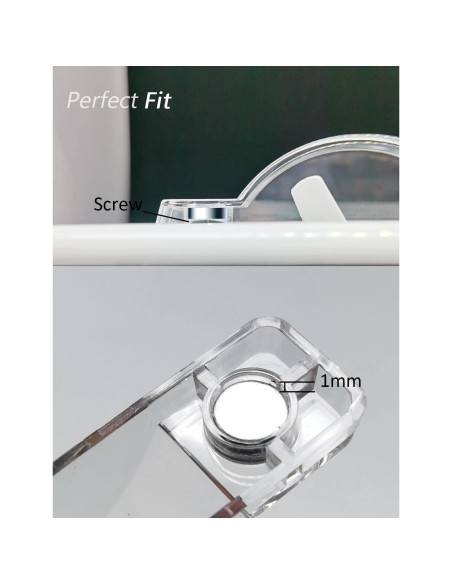 Cubierta de Interruptor Magnético ILIVABLE Transparente - Paquete de 2