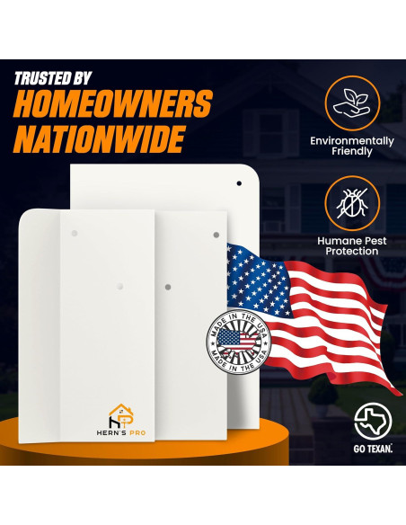 Escudo de Plagas Hern's Pro para Garaje - Barrera Aluminio 20x15 cm