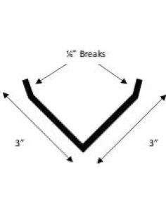 Protector de Esquina Acero Inoxidable RiversEdge 121.92 cm 2
