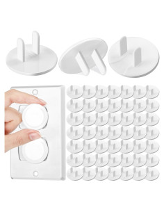 Cubiertas de Enchufes a Prueba de Niños Thyle 200 Pcs Blancas