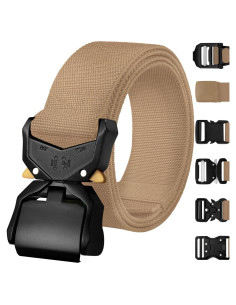 Cinturón Táctico TECEUM Coyote M - Nylon 91-107 cm