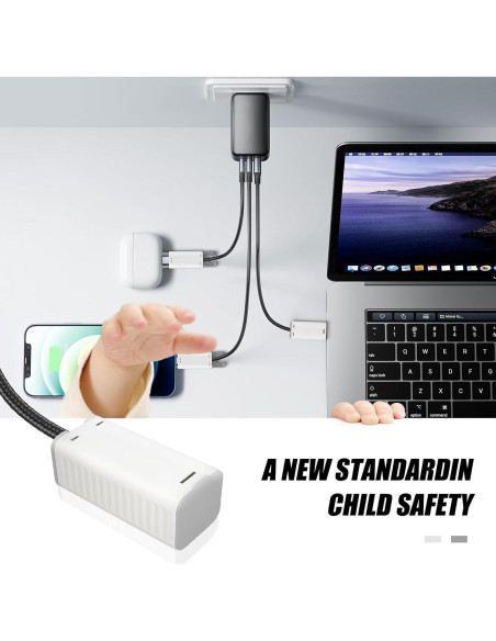 Cubiertas de Cable a Prueba de Bebés FYY - Paquete de 8 Unidades