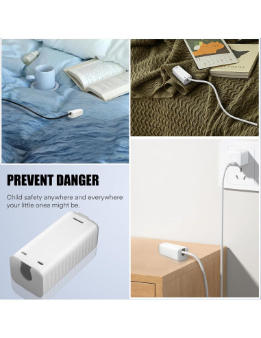 Cubiertas de Cable a Prueba de Bebés FYY - Paquete de 8 Unidades