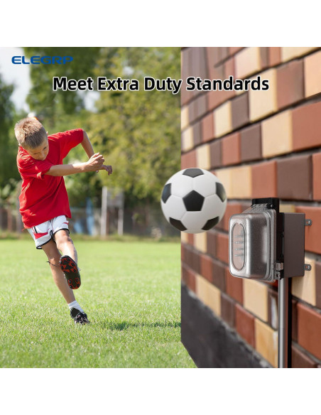 Cubierta de Salida Exterior ELEGRP 1 Gang a Prueba de Clima