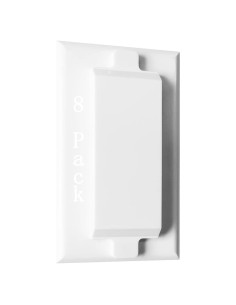 Cubiertas Magnéticas para Interruptores ILIVABLE - Paquete de 8 Blancas