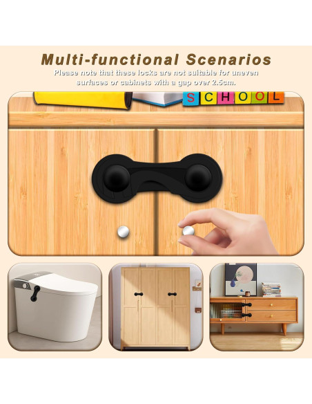 Cerraduras de Seguridad para Niños Furein - Paquete de 10