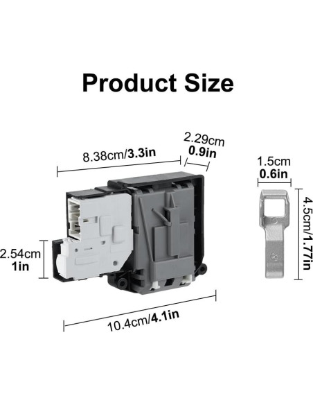 Interruptor de Bloqueo de Puerta Lavadora Velarionna EBF61315802