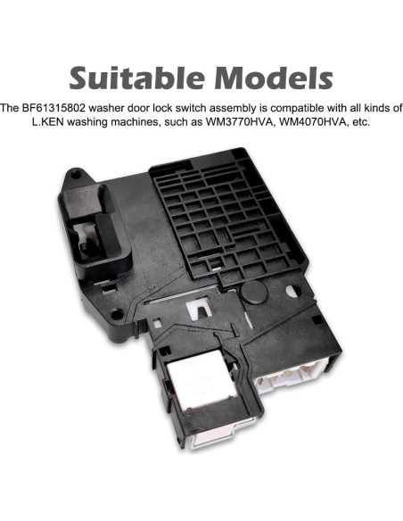 Interruptor de Bloqueo de Puerta Lavadora Velarionna EBF61315802