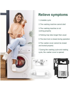 Interruptor de bloqueo de tapa de lavadora GE Restynic 2