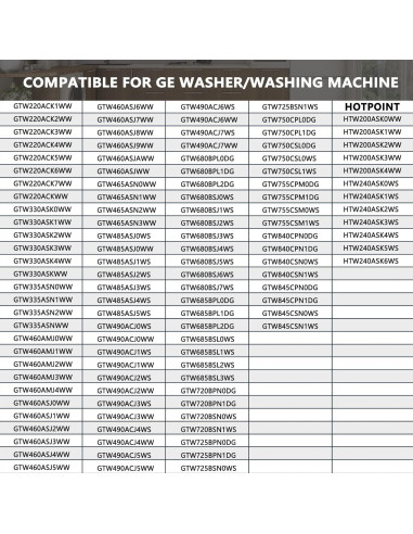 Interruptor de bloqueo de tapa de lavadora WISINY WH02X24399