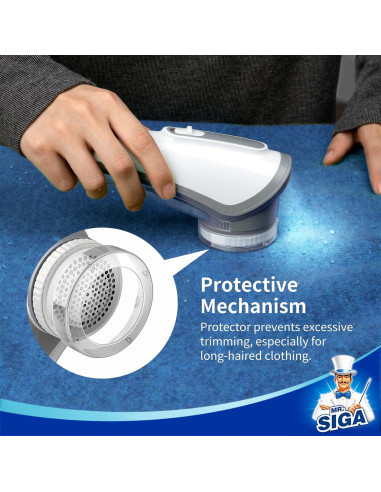 Quitapelusas MR.SIGA Portátil con Luces LED y 2 Cuchillas