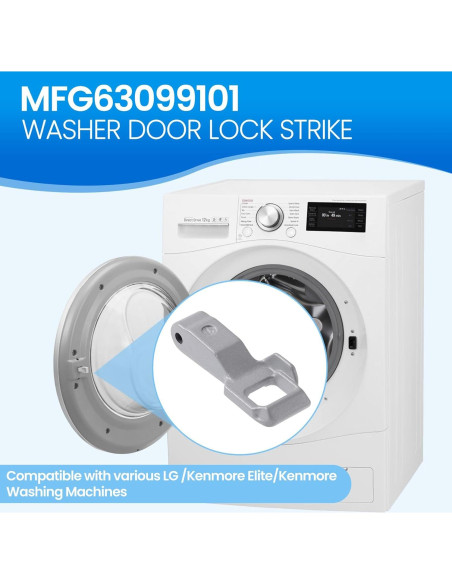 2 Piezas Pestillo de Cerradura de Puerta MFG63099101 LG
