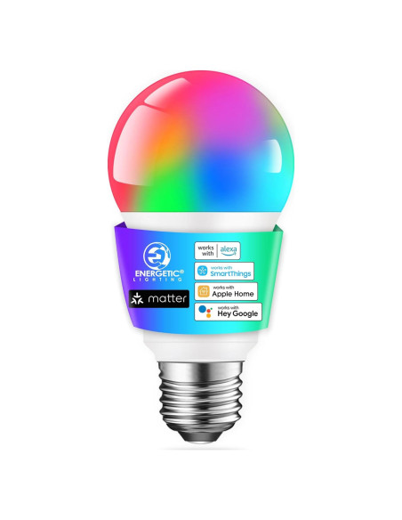 Bombilla LED Inteligente Energético A19 RGB E26 800LM 60W