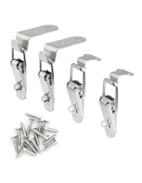 4 Pestillos de Acero Inoxidable 90 Grados ITROLLE para Caja