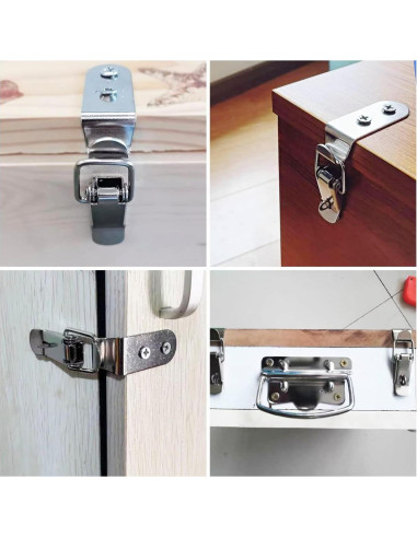 4 Pestillos de Acero Inoxidable 90 Grados ITROLLE para Caja