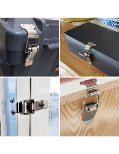4 Pestillos de Acero Inoxidable 90 Grados ITROLLE para Caja