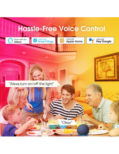 Bombilla LED Inteligente Energético A19 RGB E26 800LM 60W