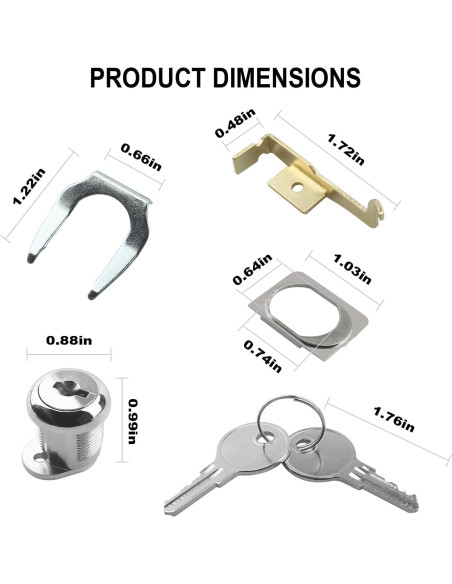 Kit de Cerradura para Archivador Vertical VIDABTE SRS 2185