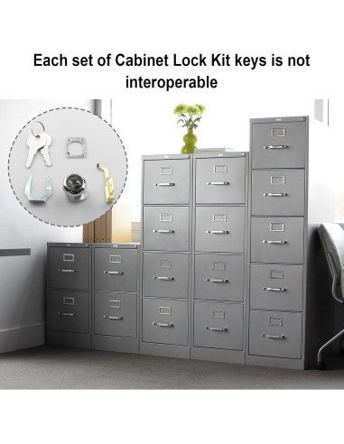 Kit de Cerradura para Archivador Vertical VIDABTE SRS 2185