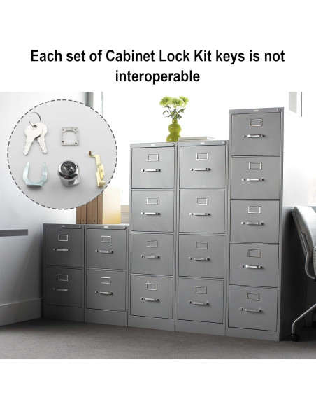 Kit de Cerradura para Archivador Vertical VIDABTE SRS 2185