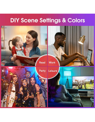 Bombilla LED Inteligente Energético A19 RGB E26 800LM 60W