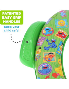 Asiento de Inodoro Entrenamiento Sesame Street Amigos Enmarcados 2