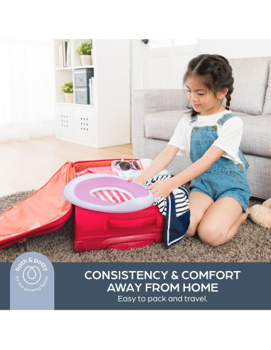 Asiento de Inodoro para Entrenamiento Dreambaby Rosa Antideslizante