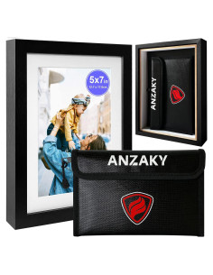 Marco de Foto Seguro ANZAKY 12.7x17.8cm con Compartimento Oculto