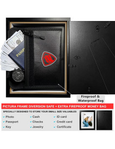 Marco de Foto Seguro ANZAKY 12.7x17.8cm con Compartimento Oculto 2