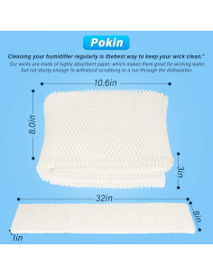 Filtro de mecha MAF1 Pokin para humidificadores Aircare y Kenmore 2