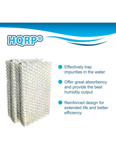 Filtro de Mecha HQRP para Humidificador - 4 Paquetes