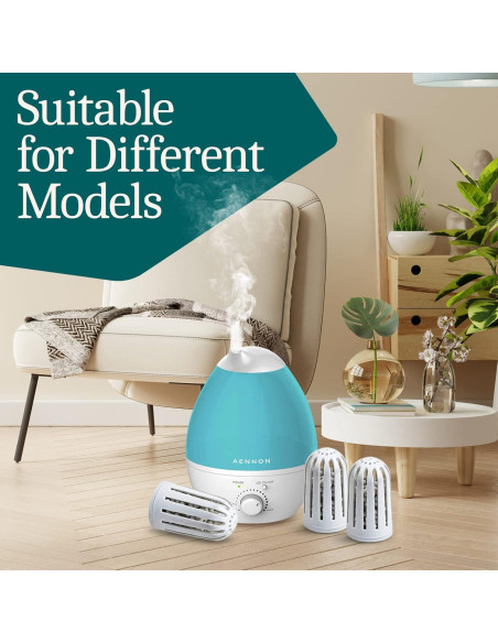 Filtros de Reemplazo Aennon para Humidificador Ultrasónico - 3 Piezas