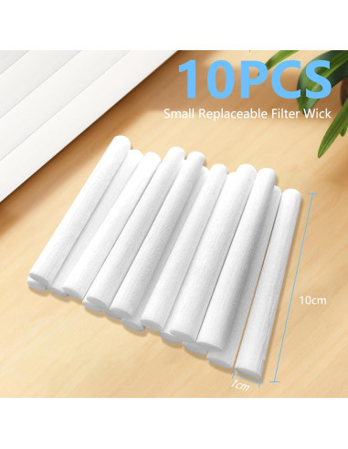 10 Varillas de Reemplazo para Filtro de Humidificador Besky