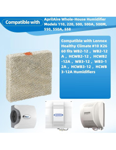 Filtro de Reemplazo para Humidificador AprilAire 10 - Paquete de 2 2