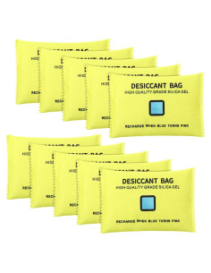 10 Paquetes Gel de Silicona Deshidratante 100g Threlaco