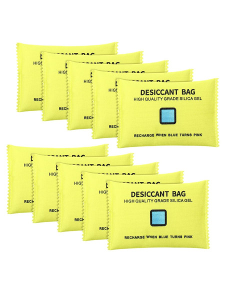 10 Paquetes Gel de Silicona Deshidratante 100g Threlaco