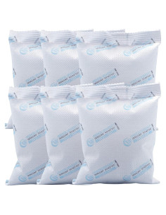 Paquetes de Gel de Silica Wisesorbent 100g x 6 Pcs - Absorbentes