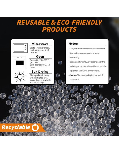 30 Paquetes Gel de Sílice Deshidratante 10g Multiusos