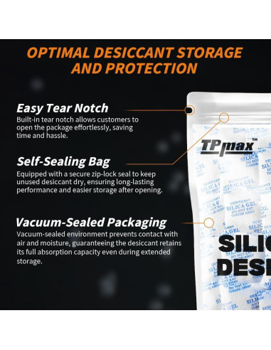 30 Paquetes Gel de Sílice Deshidratante 10g Multiusos