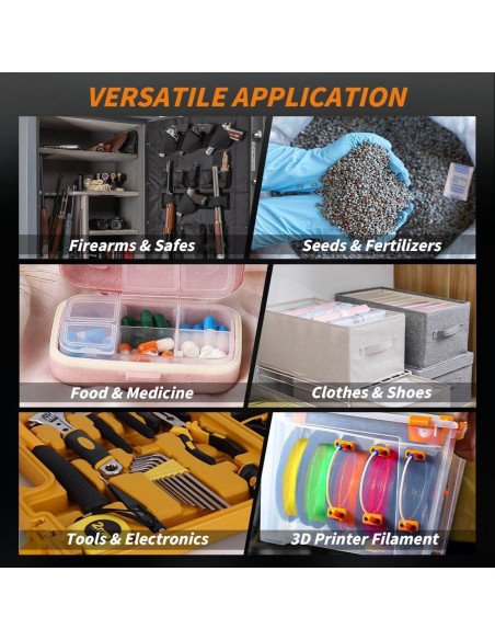 30 Paquetes Gel de Sílice Deshidratante 10g Multiusos